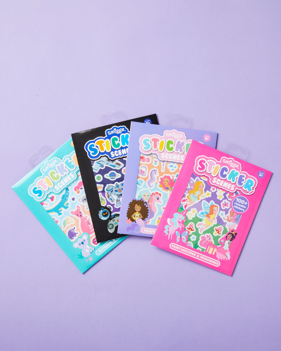 play scenes sticker book