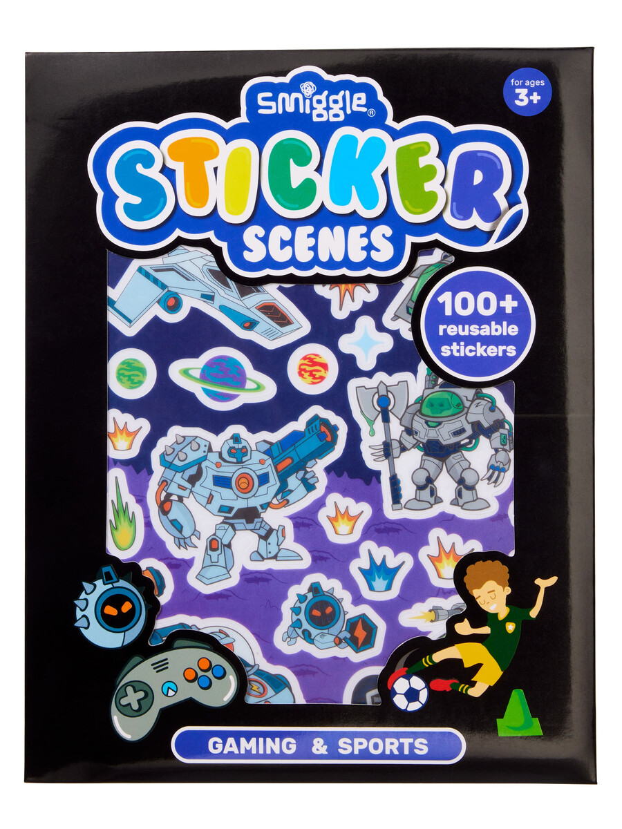play scenes sticker book