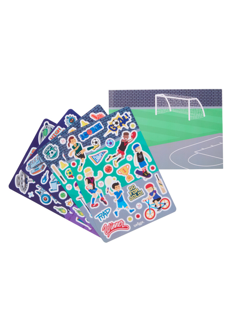 play scenes sticker book