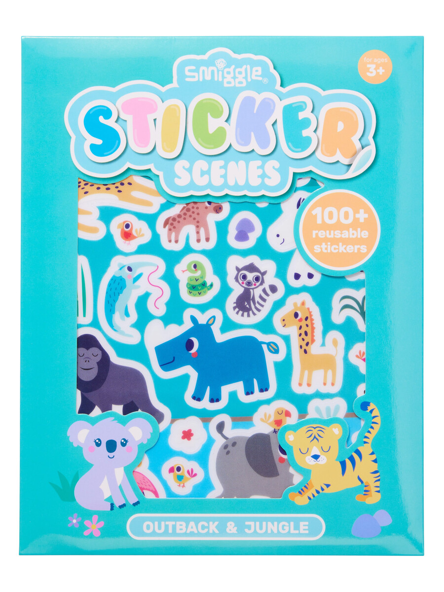 play scenes sticker book