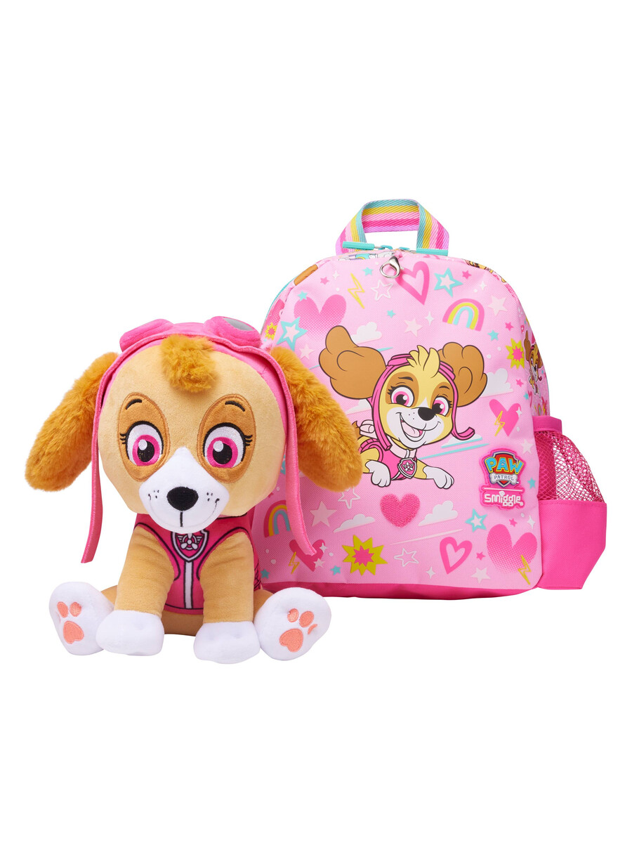 Paw Patrol Teeny Tiny Backpack With Detachable Plush Toy Smiggle UK