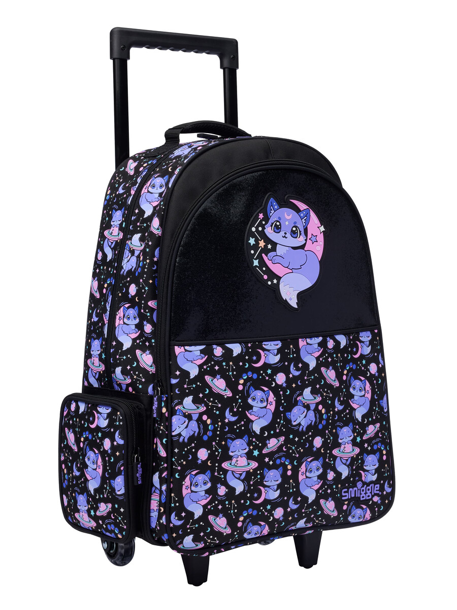 bright eyes trolley backpack with light up wheels