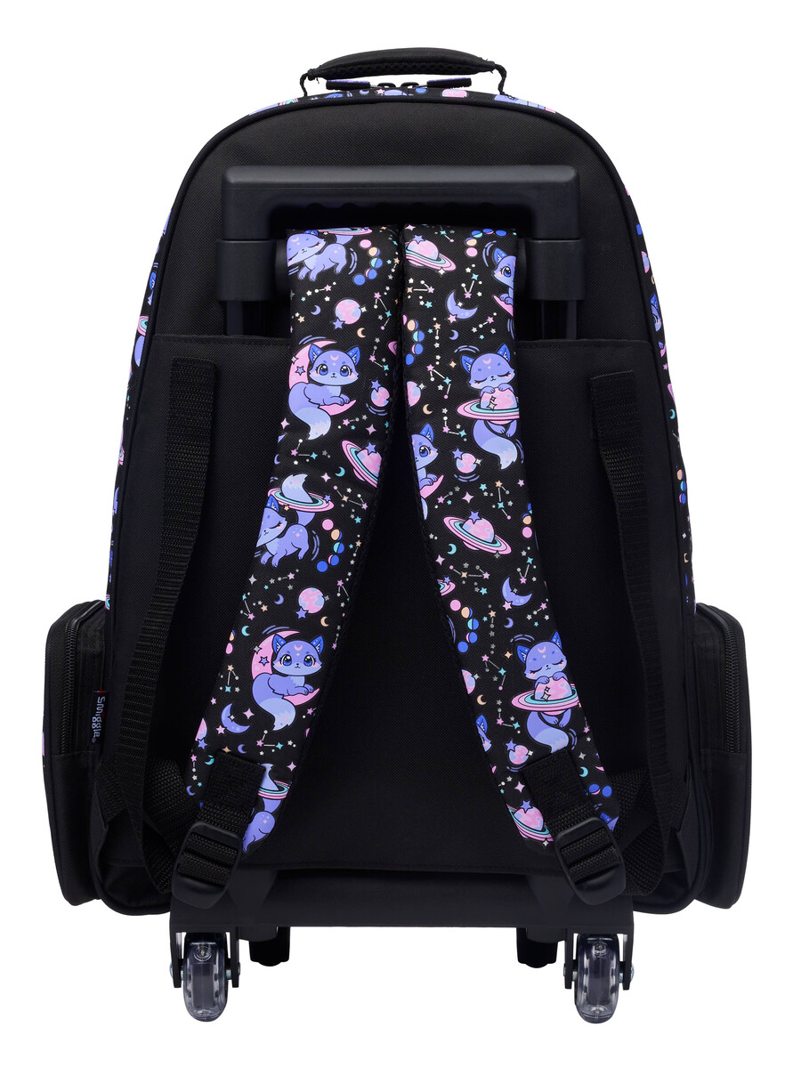bright eyes trolley backpack with light up wheels