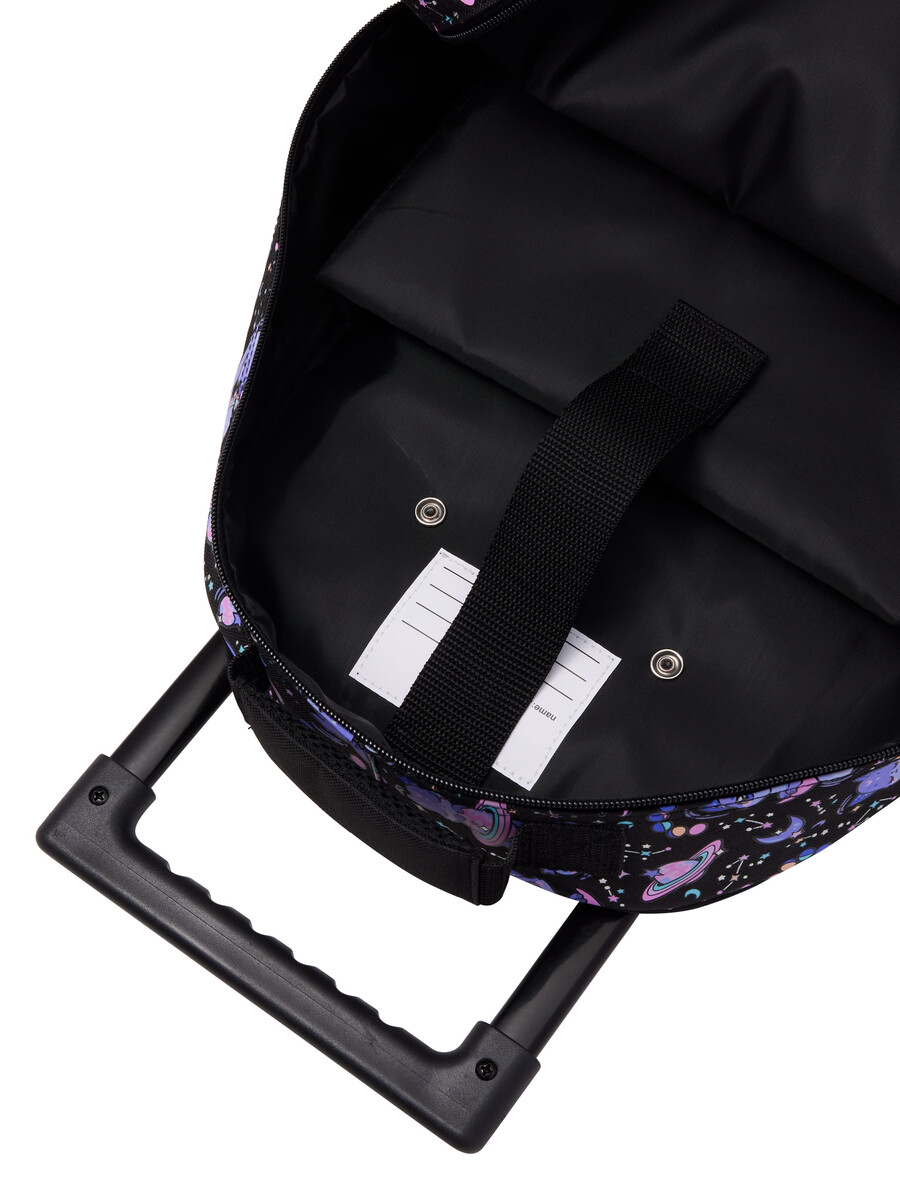bright eyes trolley backpack with light up wheels