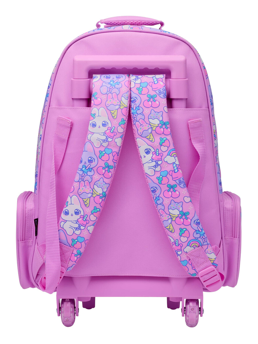 bright eyes trolley backpack with light up wheels