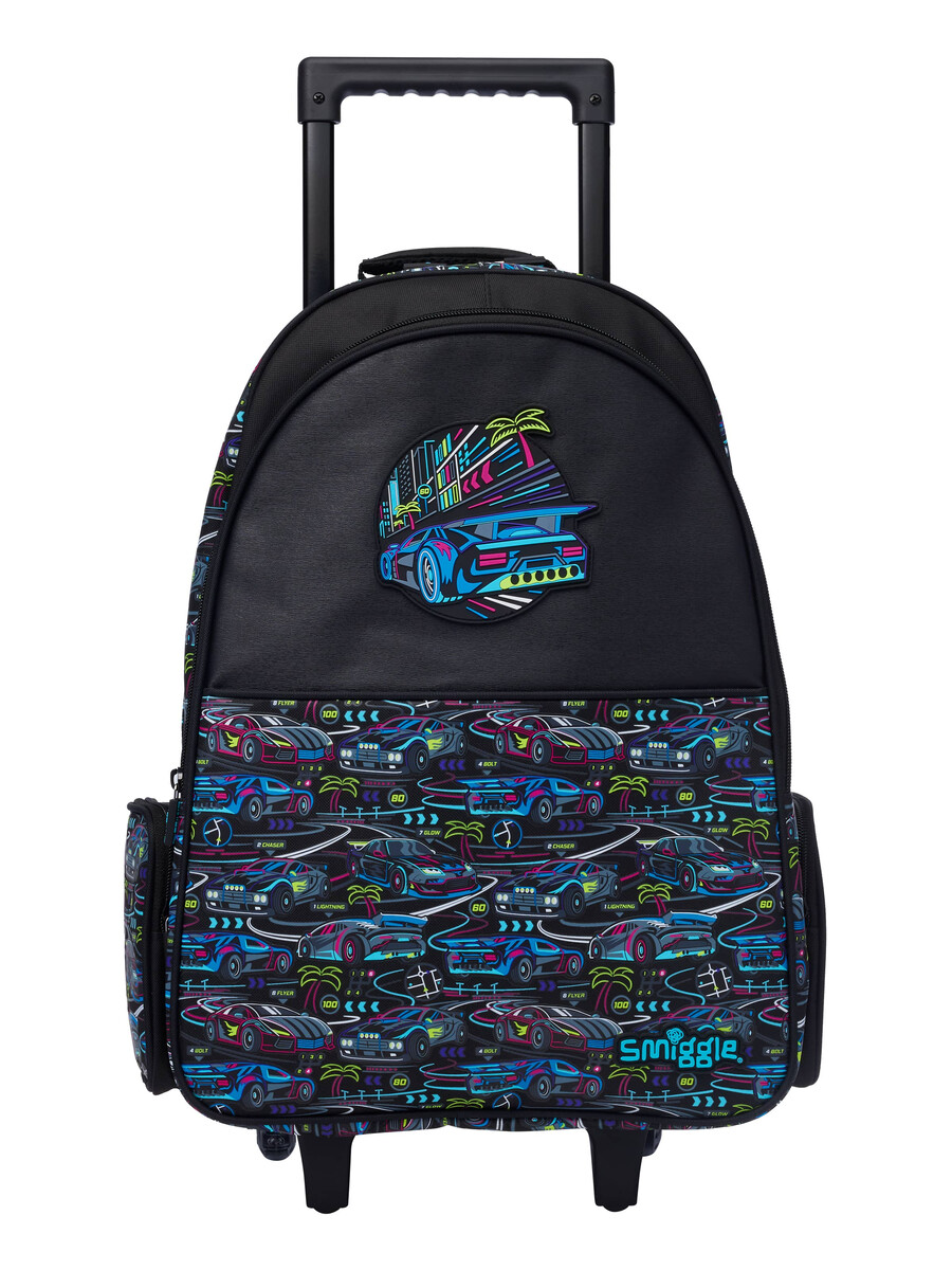 bright eyes trolley backpack with light up wheels