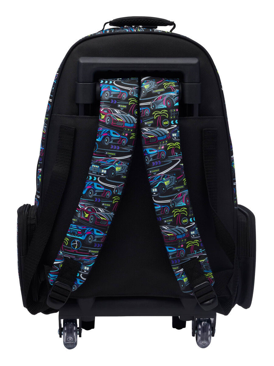 bright eyes trolley backpack with light up wheels