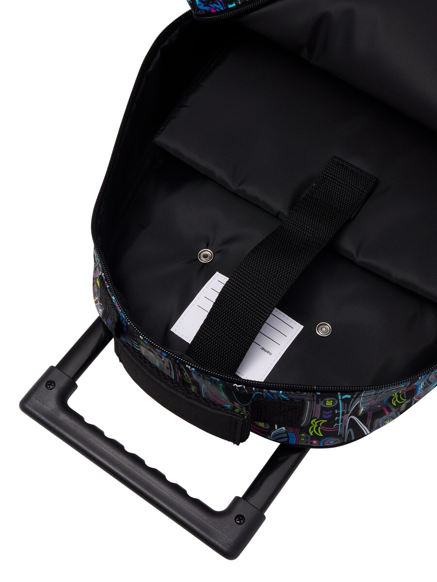 bright eyes trolley backpack with light up wheels